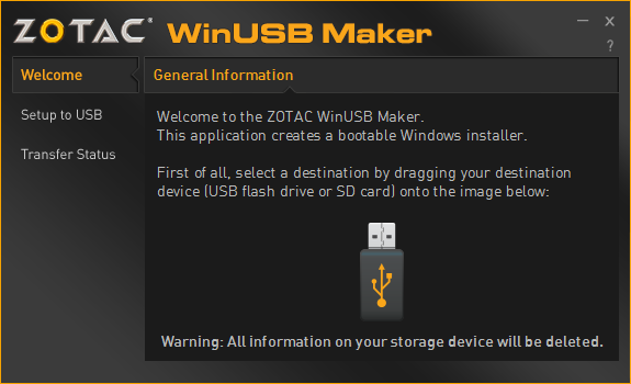 Create Windows 10 Bootable USB Device using ZOTAC WinUSB Maker (www.kunal-chowdhury.com)