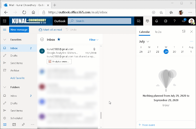 Outlook adds feature to quickly create tasks and calendar items directly from emails