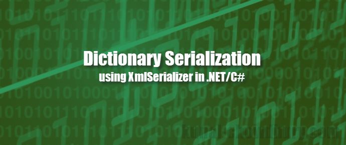 Dictionary serialization using C# (www.kunal-chowdhury.com)