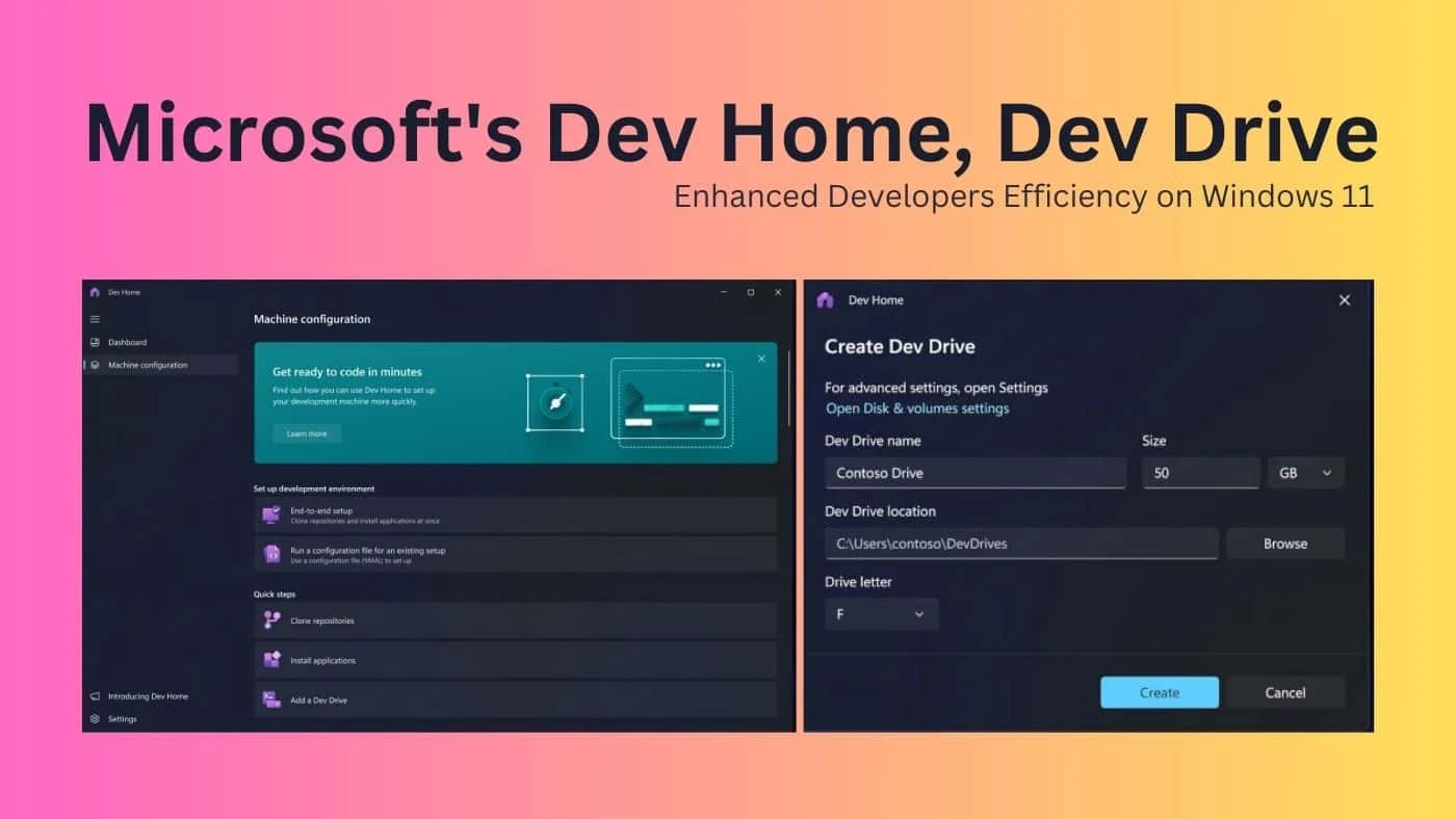 Streamline Your Workflow: Discover Microsoft's Dev Home and Dev Drive on Windows 11