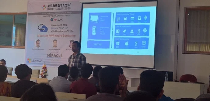 Delivering session on Azure Mobile Service (www.kunal-chowdhury.com)